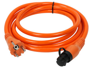 DEFA MiniPlug Anschlusssleitung, HeavyDuty, 5,0m, orange, mit CEE