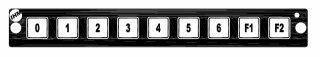 IHM Statuspanel Taste 0-6 + F1, F2